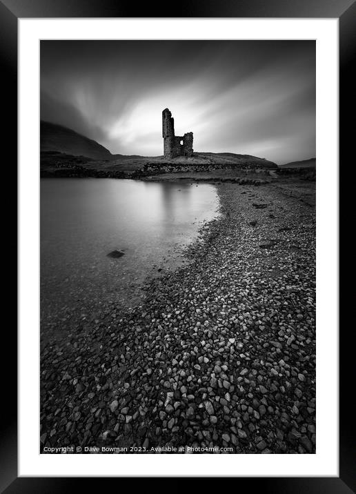 Ardvreck Castle II Framed Mounted Print by Dave Bowman
