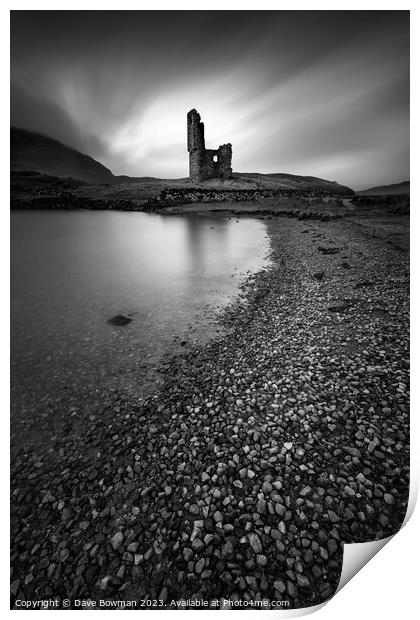 Ardvreck Castle II Print by Dave Bowman