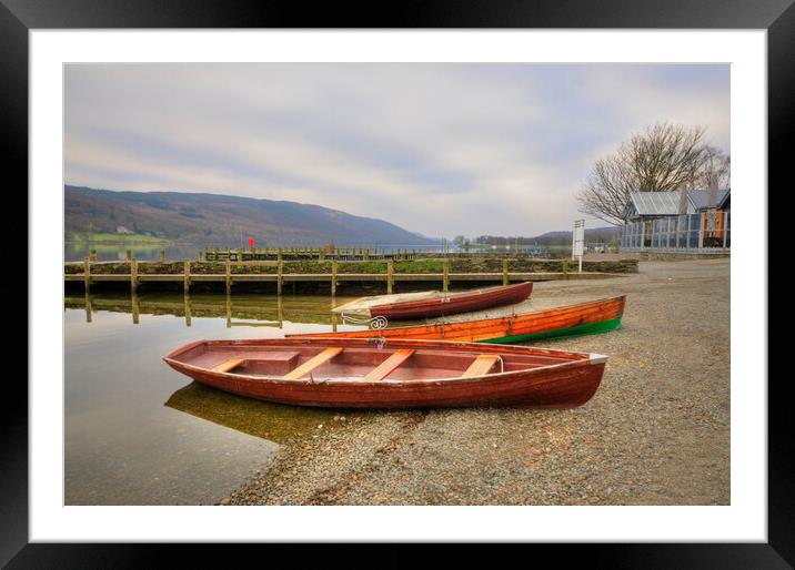 Coniston Water Framed Mounted Print by Steve Smith