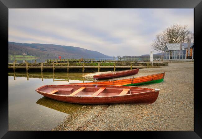 Coniston Water Framed Print by Steve Smith