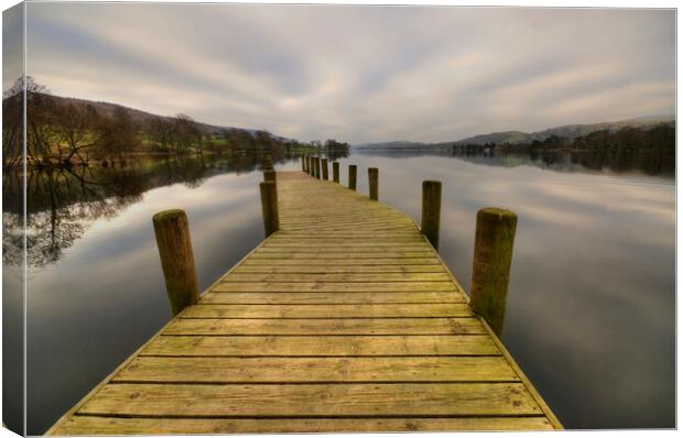 Coniston Water Canvas Print by Steve Smith