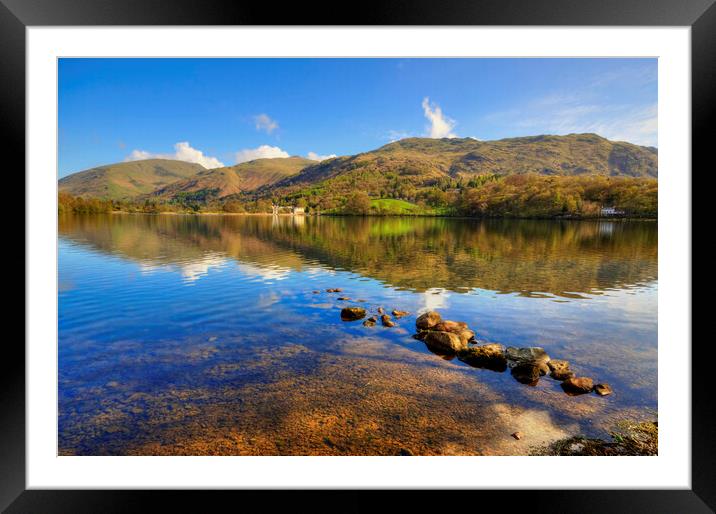 Grasmere Cumbria Framed Mounted Print by Steve Smith
