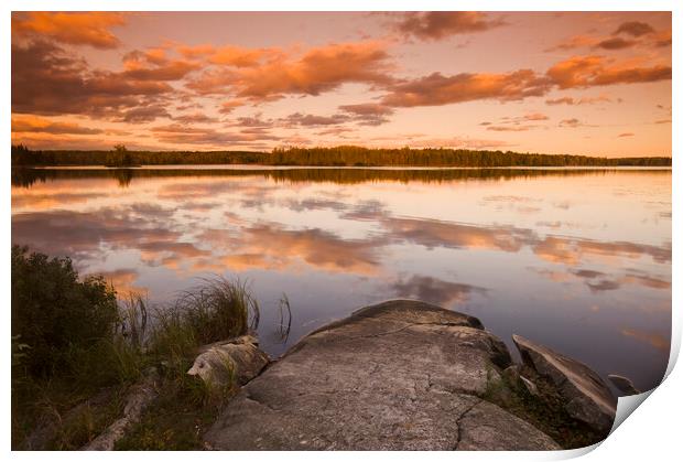 Bunny Lake Print by Dave Reede