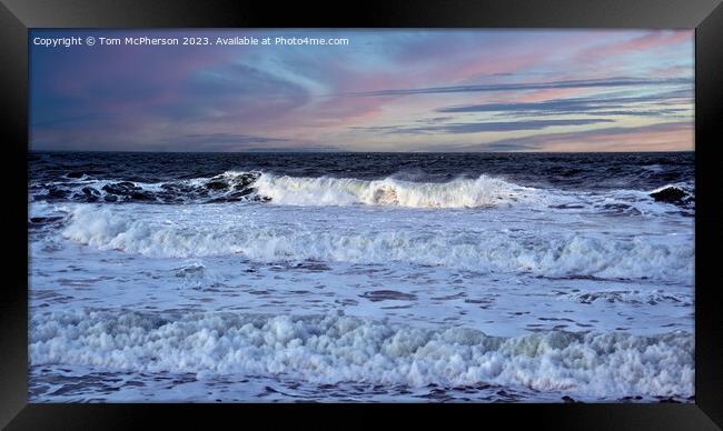 seascape of Moray Firth Framed Print by Tom McPherson