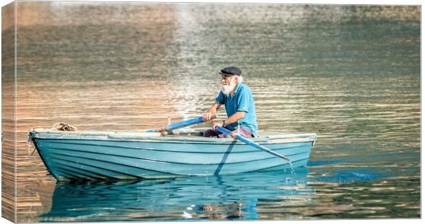 Heading home for breakfast  Canvas Print by Alan Matkin