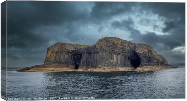 Fingal's Cave Canvas Print by Tom McPherson