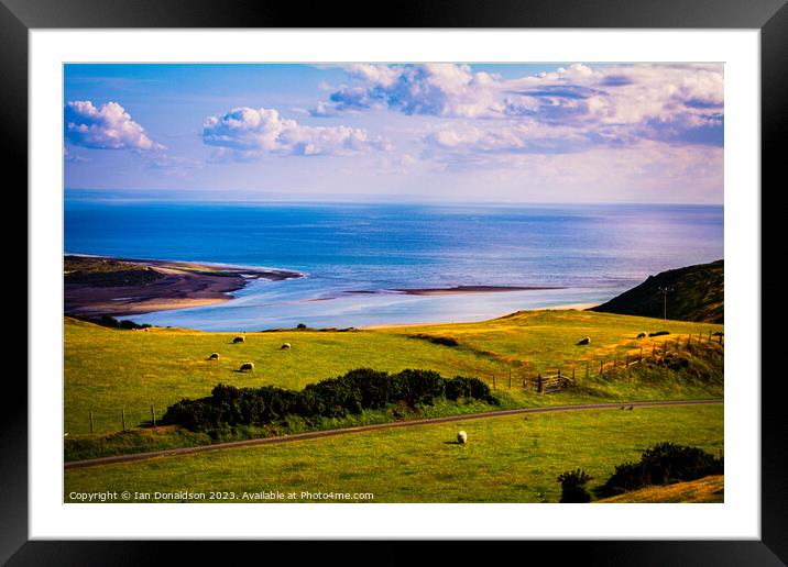 Aberdovey Framed Mounted Print by Ian Donaldson
