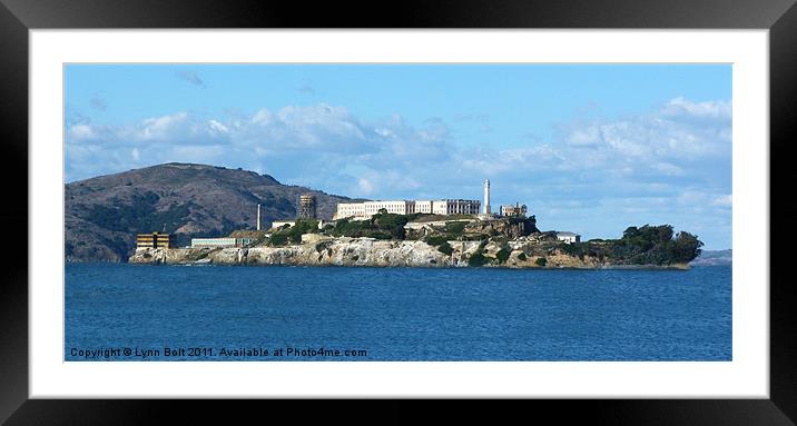 Alcatraz Framed Mounted Print by Lynn Bolt