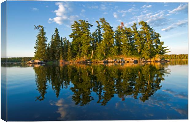 Lake of the Woods Canvas Print by Dave Reede