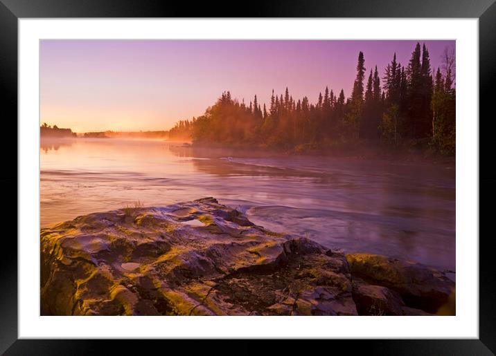 Clearwater River Framed Mounted Print by Dave Reede