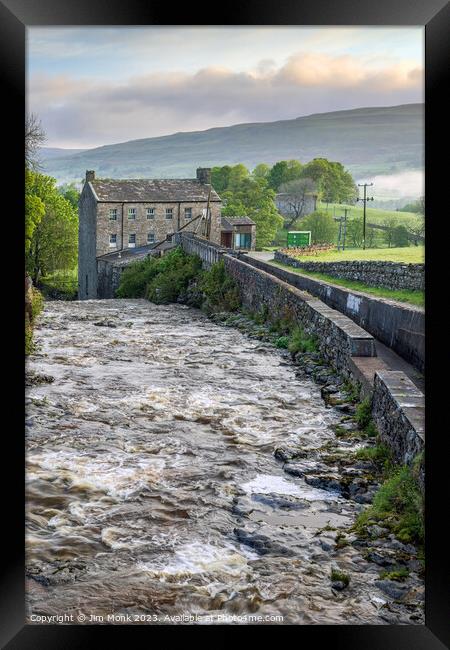 Gayle Mill, Yorkshire Dales Framed Print by Jim Monk