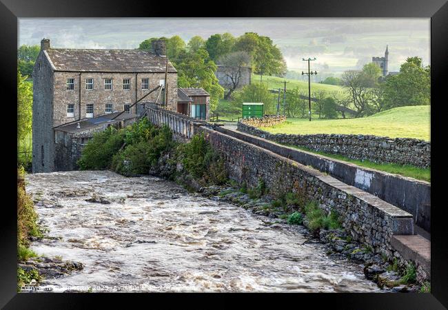 Gayle Mill Yorkshire dales Framed Print by Jim Monk