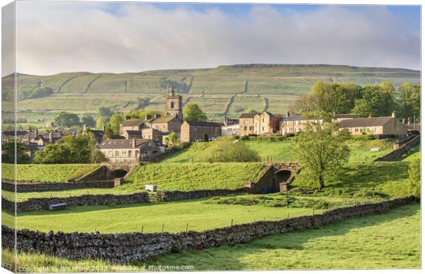 Hawes, North Yorkshire Canvas Print by Jim Monk
