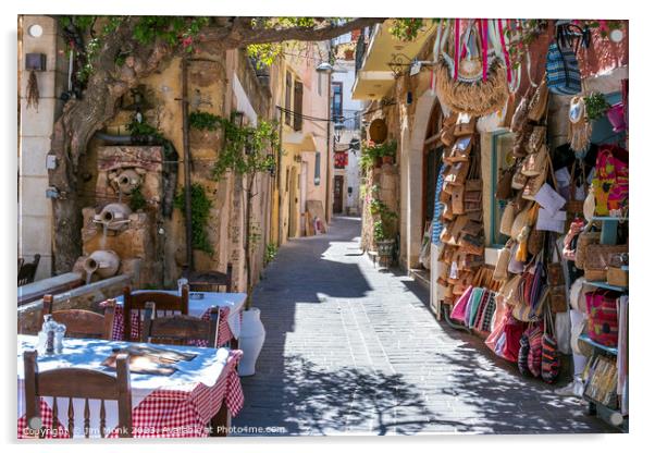  The old town of Chania, Crete Acrylic by Jim Monk