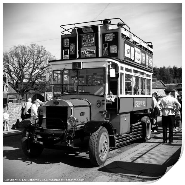 London General Omnibus Company B Type Print by Lee Osborne