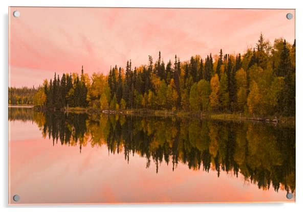 Northern Lake Acrylic by Dave Reede