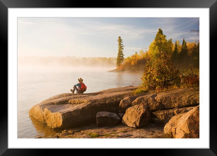 Relaxing  Framed Mounted Print by Dave Reede