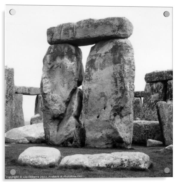 Stonehenge Acrylic by Lee Osborne
