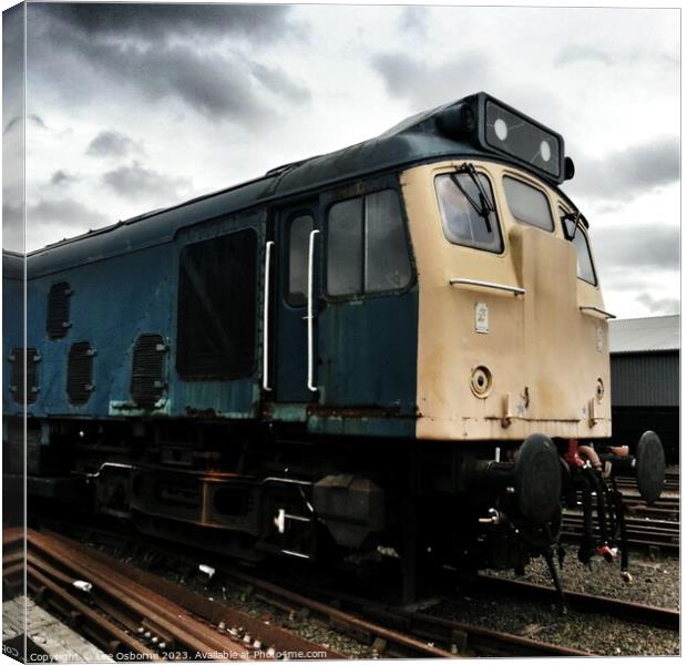 Class 25 On Shed Canvas Print by Lee Osborne