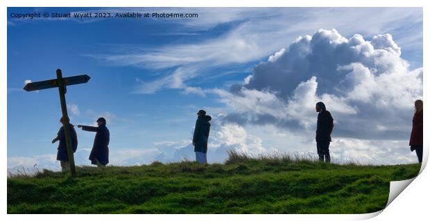 A walk to Peverel Point, Swanage, Purbeck, Jurassi Print by Stuart Wyatt