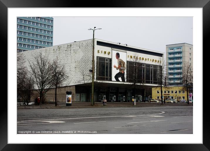 Kino International, Berlin Framed Mounted Print by Lee Osborne
