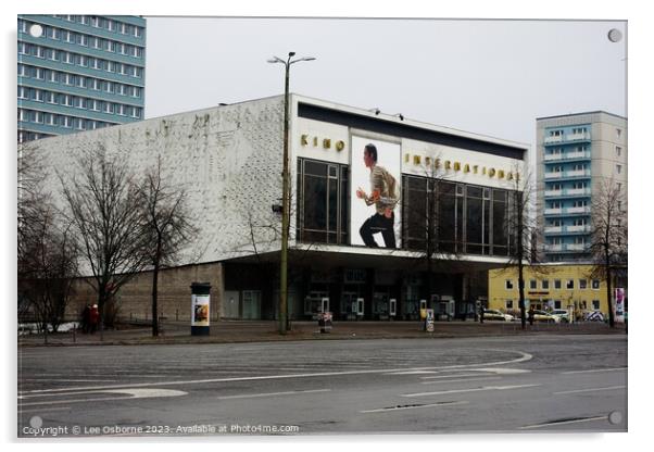 Kino International, Berlin Acrylic by Lee Osborne