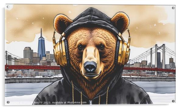 BOSTON BEAR 2 Acrylic by OTIS PORRITT