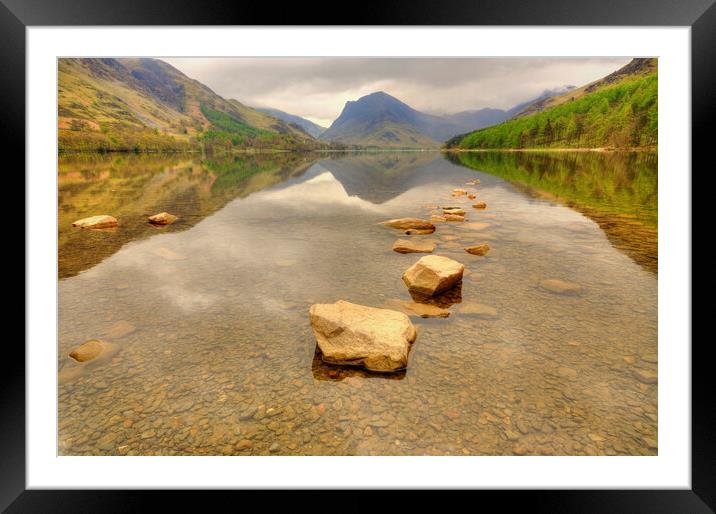 Buttermere and Fleetwith Pike Framed Mounted Print by Steve Smith