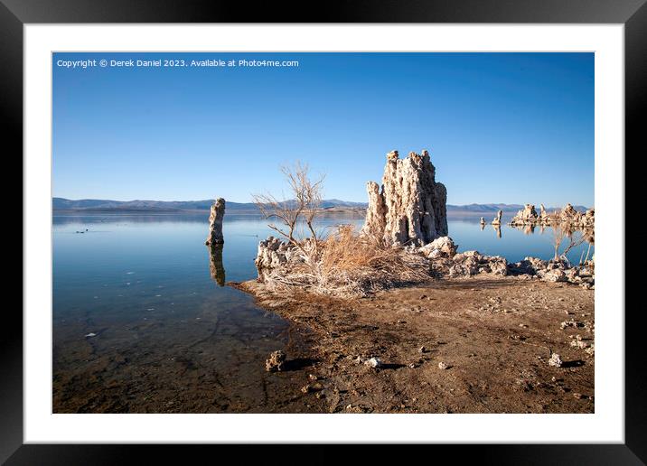 Majestic Mono Lake Framed Mounted Print by Derek Daniel