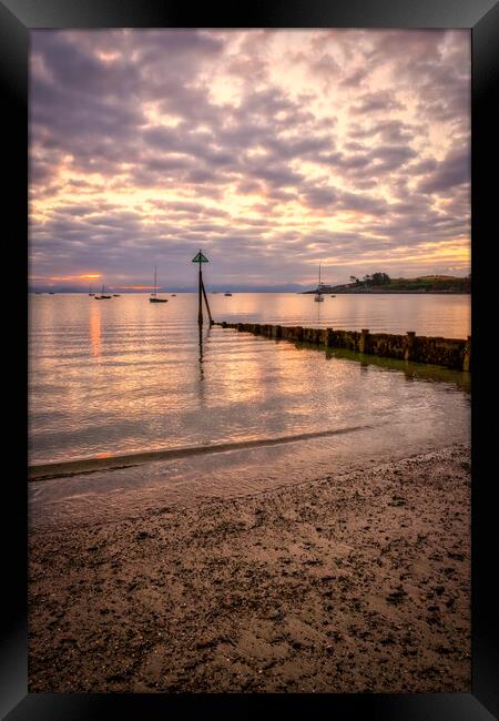 Machroes Beach Sunrise, Gwynedd Framed Print by Tim Hill