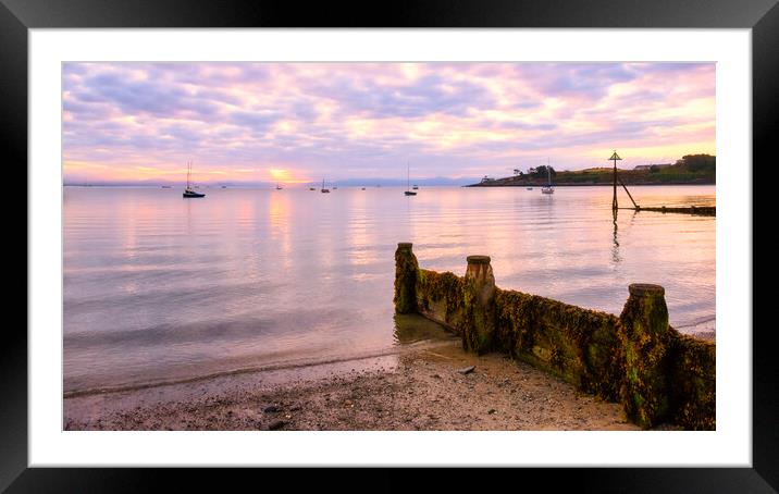 Machroes Beach Sunrise, Gwynedd Framed Mounted Print by Tim Hill