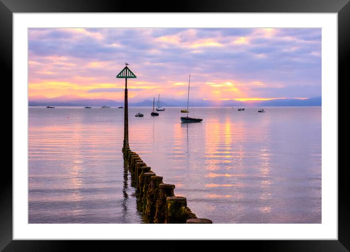 Machroes Beach Sunrise, Gwynedd Framed Mounted Print by Tim Hill