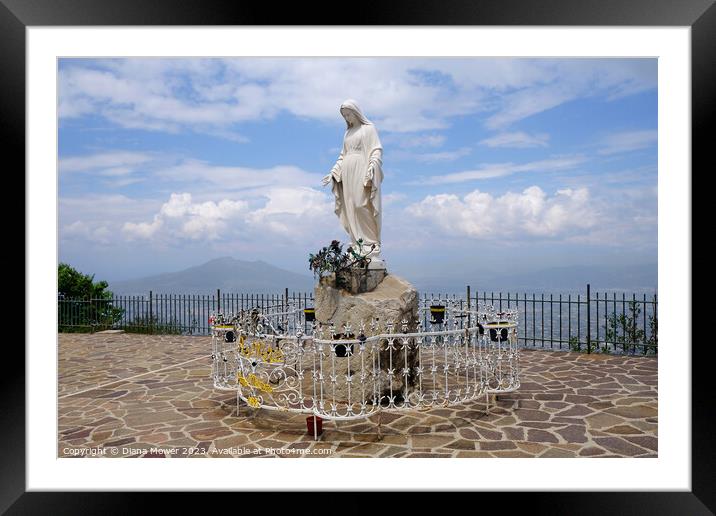  Holy Mary of Reception Sorrento  Framed Mounted Print by Diana Mower