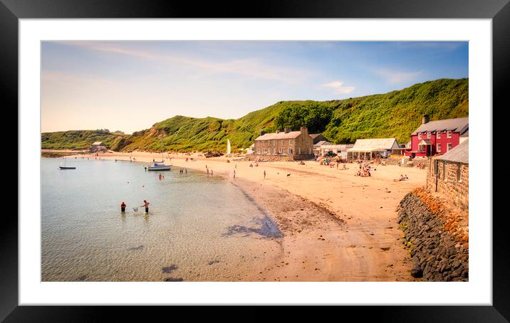 Porthdinllaen Beach ~ August Bliss! Framed Mounted Print by Tim Hill