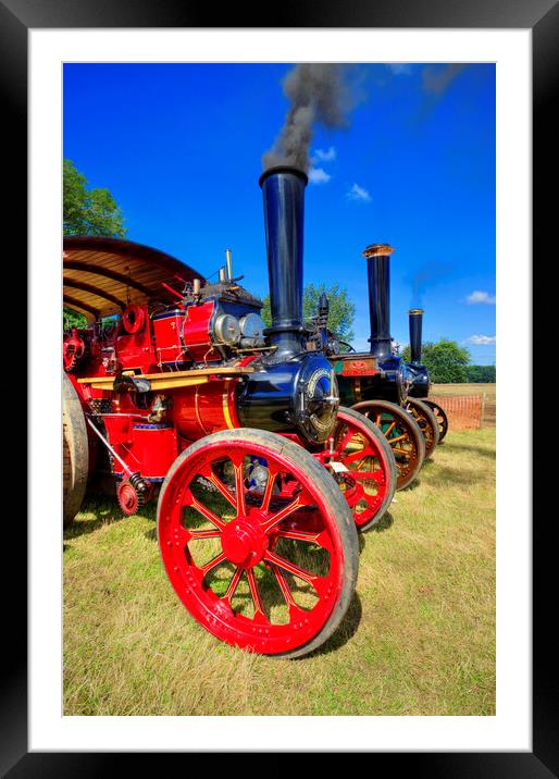 The Steam Rally Framed Mounted Print by Steve Smith