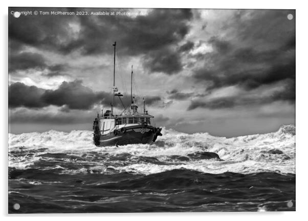 Heavy Seas Acrylic by Tom McPherson