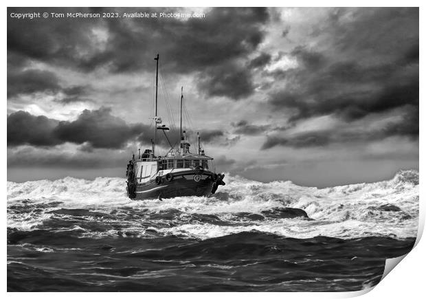 Heavy Seas Print by Tom McPherson