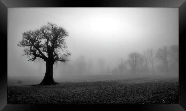 Eerie Tree Framed Print by Tom McPherson