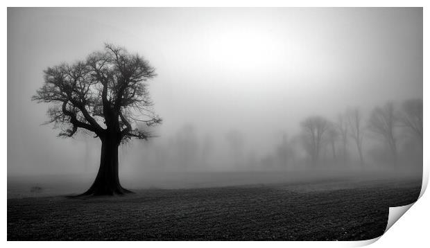 Eerie Tree Print by Tom McPherson