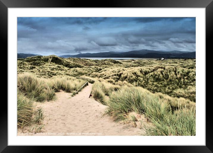 Ynyslas Sand Dunes Framed Mounted Print by RJ Bowler