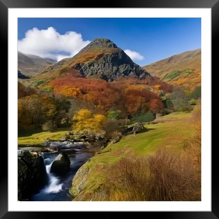 Outdoor mountain ins Scotland  Framed Mounted Print by Paddy 