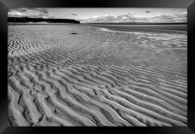 Findhorn Beach Framed Print by Steve Smith