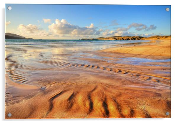 Balnakeil Beach Acrylic by Steve Smith
