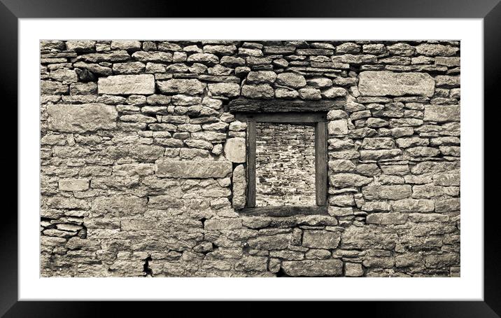 Wall and Window Framed Mounted Print by Kevin Howchin