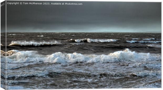 Minimalist Moray Firth Seascape Canvas Print by Tom McPherson