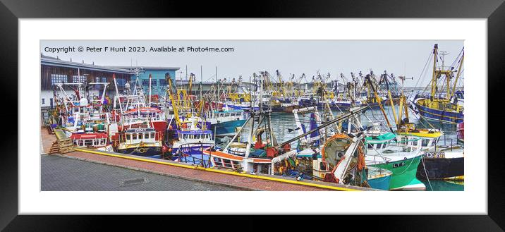 The Fleet Is In Christmas 23 Framed Mounted Print by Peter F Hunt