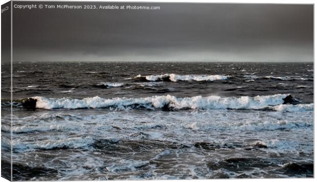 Minimalist Moray Firth Seascape Canvas Print by Tom McPherson