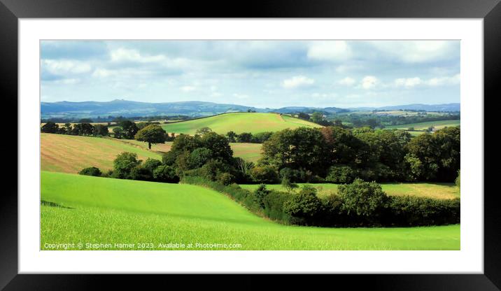 Delightful Devon Framed Mounted Print by Stephen Hamer