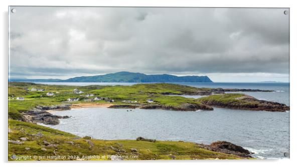 The Atlantic drive, County Donegal, Ireland Acrylic by jim Hamilton