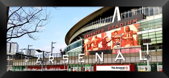 Arsenal Emirates Stadium  Framed Print by James Allen